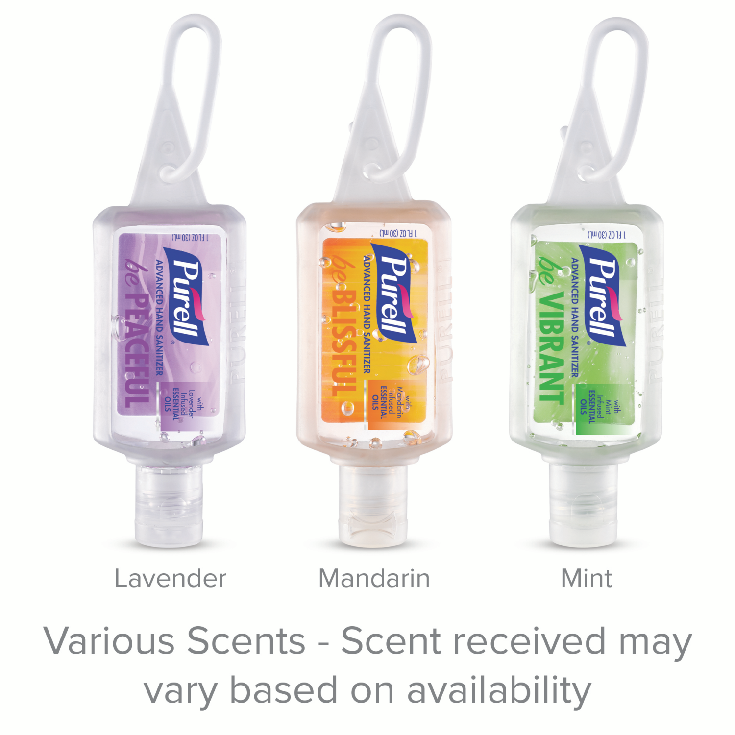 slide 2 of 6, PURELL Advanced Hand Sanitizer Infused with Essential Oils Gel, 1 fl oz with JELLY WRAP™ Carrier, 1 fl oz