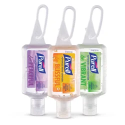 PURELL Advanced Hand Sanitizer Infused with Essential Oils Gel, 1 fl oz with JELLY WRAP™ Carrier