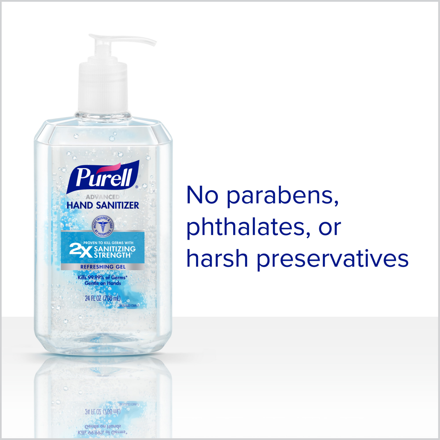 slide 6 of 6, PURELL Advanced Hand Sanitizer, 24 fl oz Table Top Pump Bottle, 24 fl oz