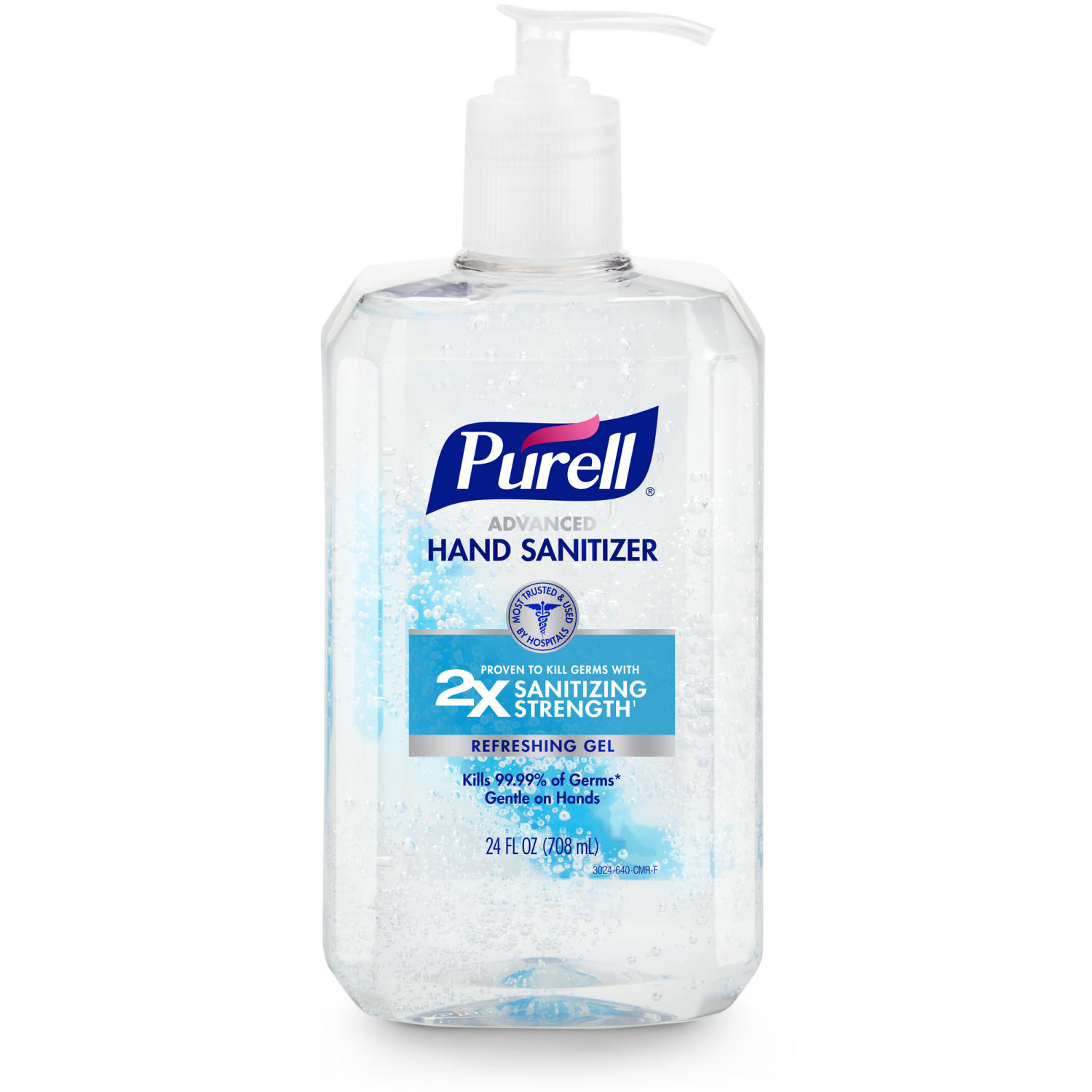 slide 1 of 6, PURELL Advanced Hand Sanitizer, 24 fl oz Table Top Pump Bottle, 24 fl oz