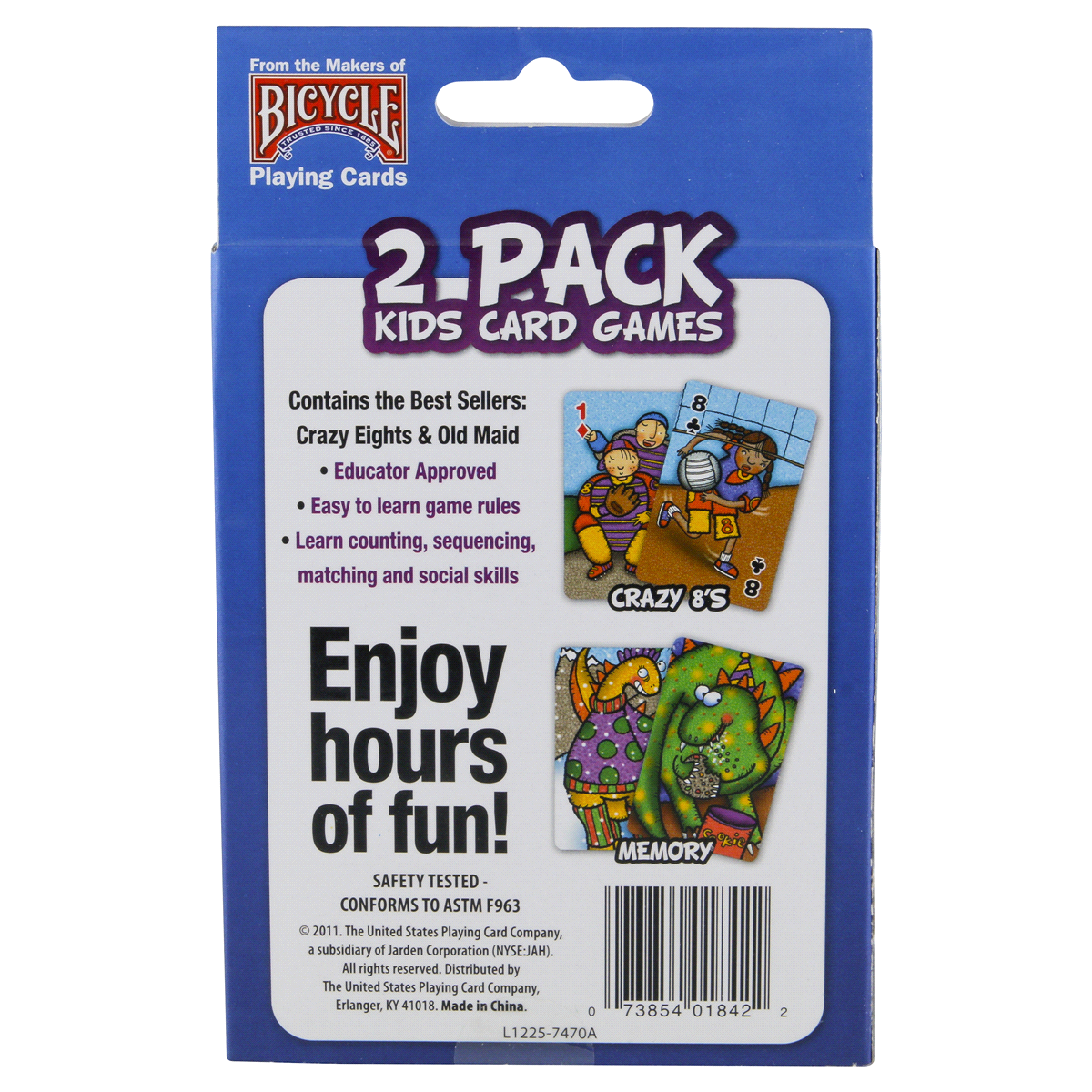 slide 2 of 2, Bicycle Card Games KidsAssorted Items, 2 ct