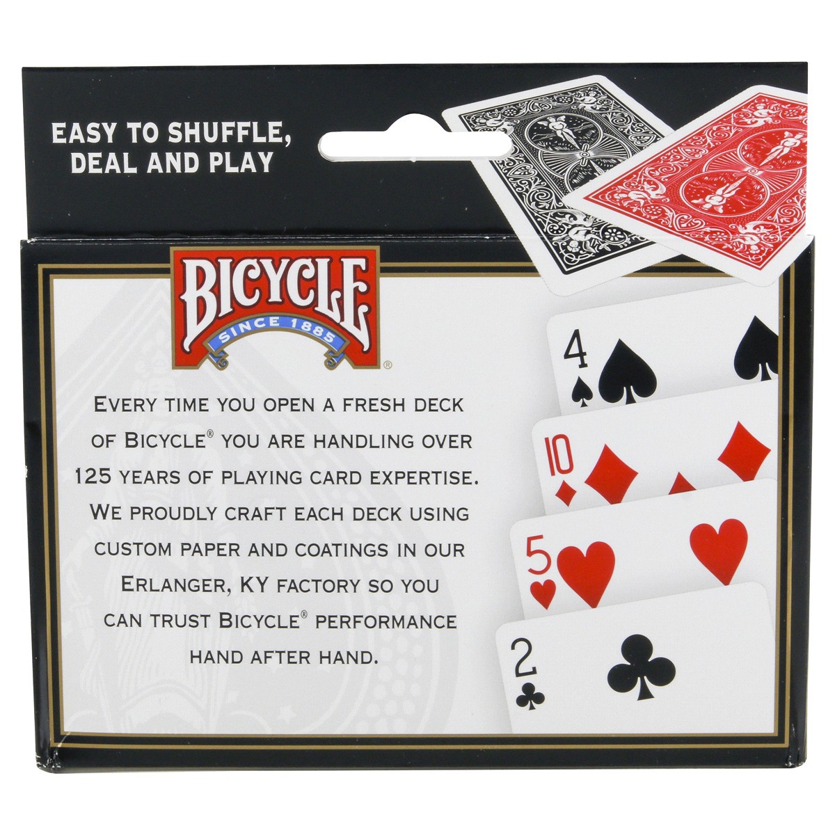 slide 2 of 3, Bicycle play card, 4 ct
