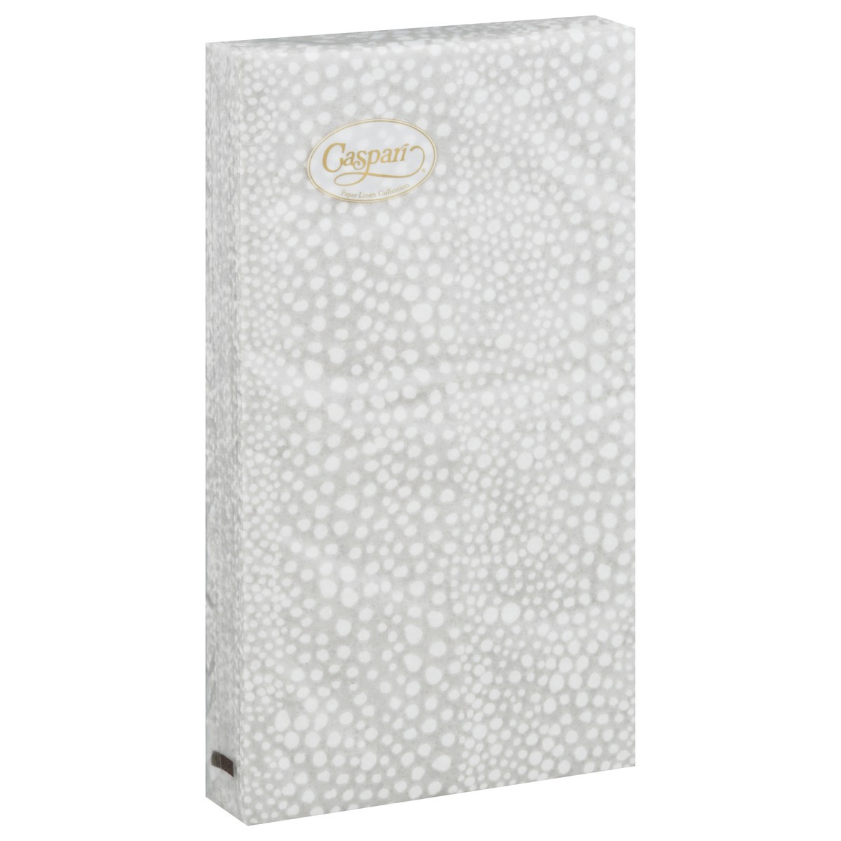 slide 2 of 12, Caspari Pebble Grey Paper Linen Napkins 12 ea, 12 ct