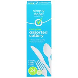 Simply Done Everyday Cutlery, Assorted