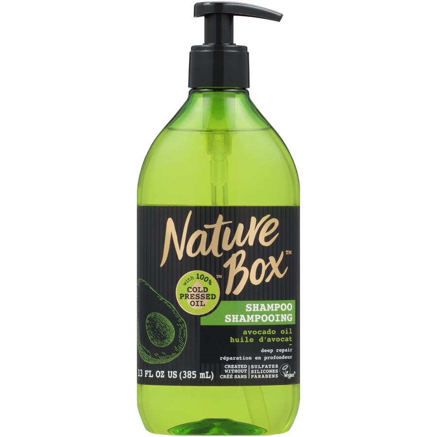 slide 1 of 5, Nature Box Deep Hair Repair Shampoo, with 100% Cold Pressed Avocado Oil, 13 oz