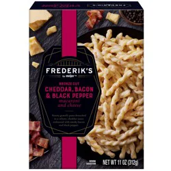 Frederiks by Meijer Bronze Cut Cheddar, Bacon & Black Pepper Premium Macaroni & Cheese