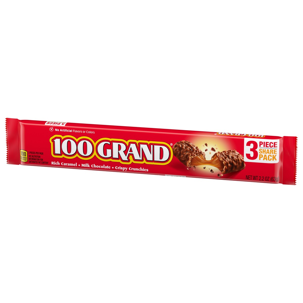 slide 6 of 13, 100 Grand Rich Caramel/Milk Chocolate/Crispy Crunchies Bar Share Pack 3 ea, 3 ct