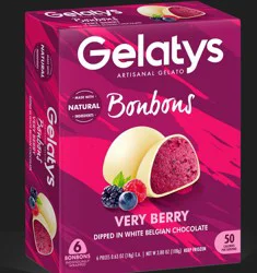 Gelaty's Very Berry Gelato Bon Bons 6 count