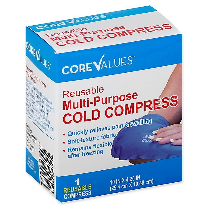 slide 1 of 1, Core Values Regular Multi-Purpose Reusable Cold Therapy Compress, 1 ct