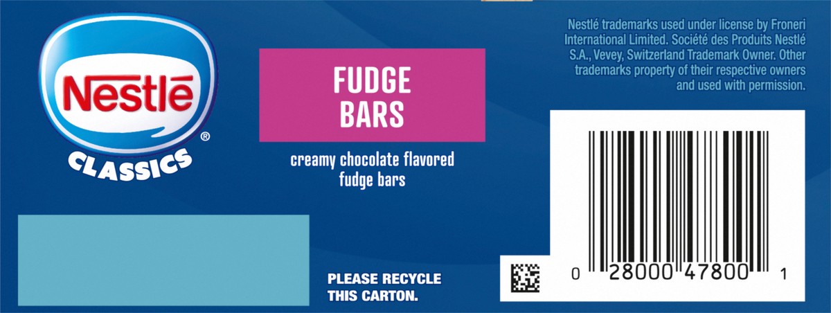 slide 8 of 9, Nestlé Classics Creamy Chocolate Fudge Bars 6 ea, 6 ct