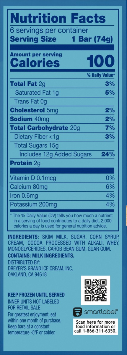 slide 7 of 9, Nestlé Classics Creamy Chocolate Fudge Bars 6 ea, 6 ct