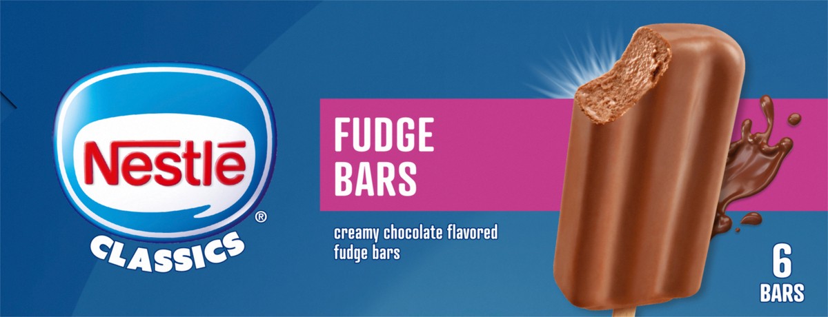 slide 5 of 9, Nestlé Classics Creamy Chocolate Fudge Bars 6 ea, 6 ct