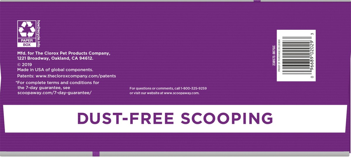 slide 7 of 9, Scoop Away Instant Odor Control Clean Breeze Scent Clumping Cat Litter 28 lb, 28 lb