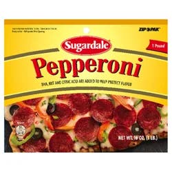 Sugardale pepperoni slices