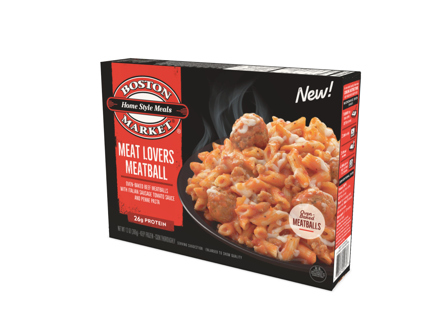 slide 3 of 5, Boston Market Meat Lovers Meatball 13 oz, 13 oz