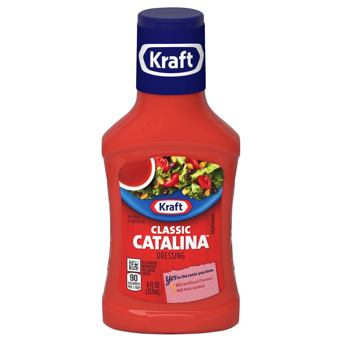 slide 1 of 9, Kraft Classic Catalina Dressing, 8 fl oz Bottle, 8 fl oz