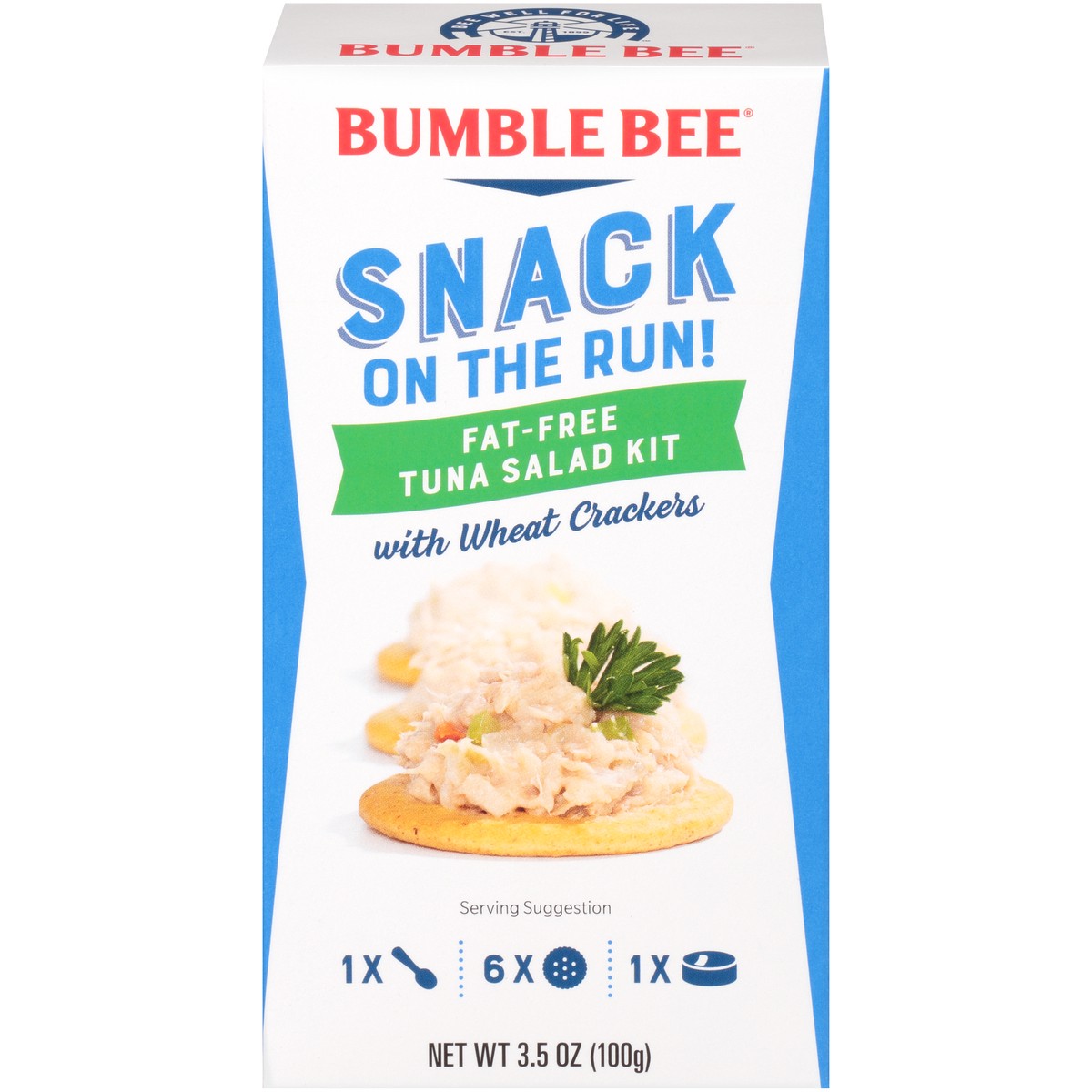 slide 1 of 14, Bumble Bee Fat Free Tuna Snack Kit, 3.5 oz