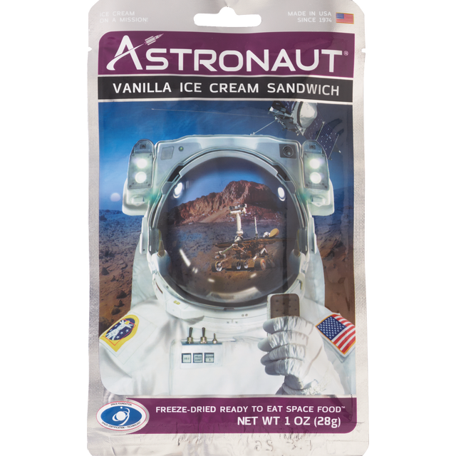 slide 1 of 1, SNACK MISC Astronaut Van Sandwch Ice Crm, 0.96 oz