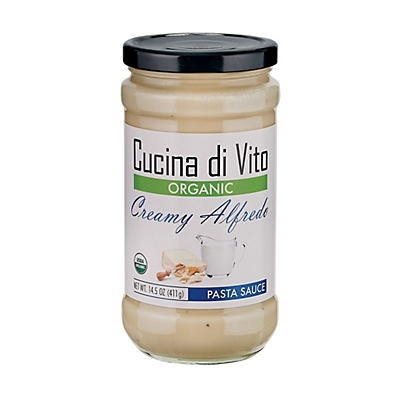 slide 1 of 1, Cucina di Vito Organic Creamy Alfredo Sauce, 14.5 oz