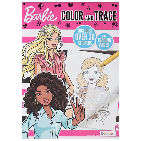 slide 1 of 1, Bendon Barbie Color And Trace - Each, 1 ct