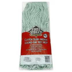 First Street Green Wet Mop Head