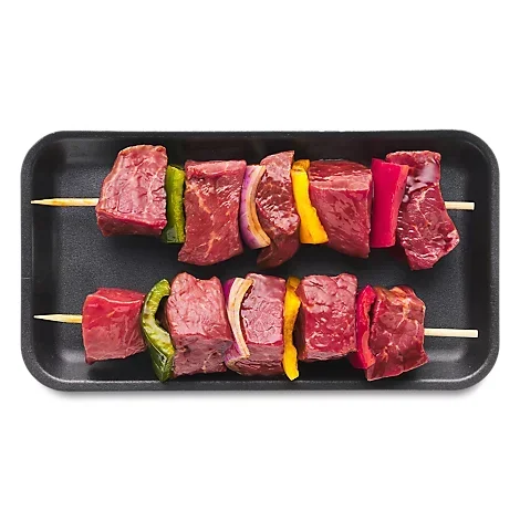 slide 1 of 1, Beef Kabobs Prev Fz Yakiniku Marinade Up To 10% Solution - LB, per lb