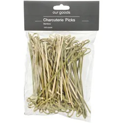 our goods Charcuterie Bamboo Picks, 100 pk