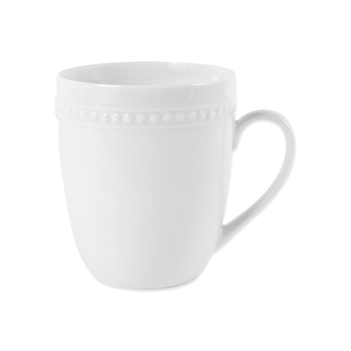 slide 1 of 1, Everyday Whiteby Fitz and Floyd Beaded Mug, 1 ct