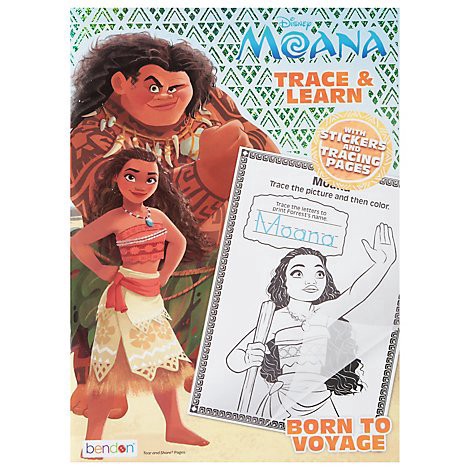 slide 1 of 1, Bendon Moana Color And Trace Activity Book - Each, 1 ct