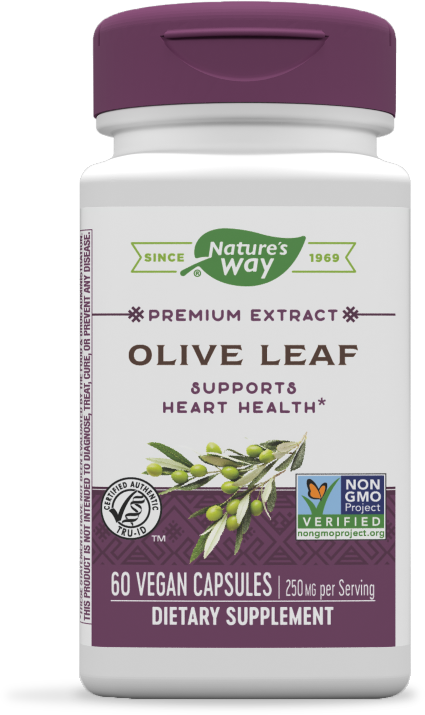 slide 1 of 4, Nature's Way Olive Leaf Premium Extract, 60 ct