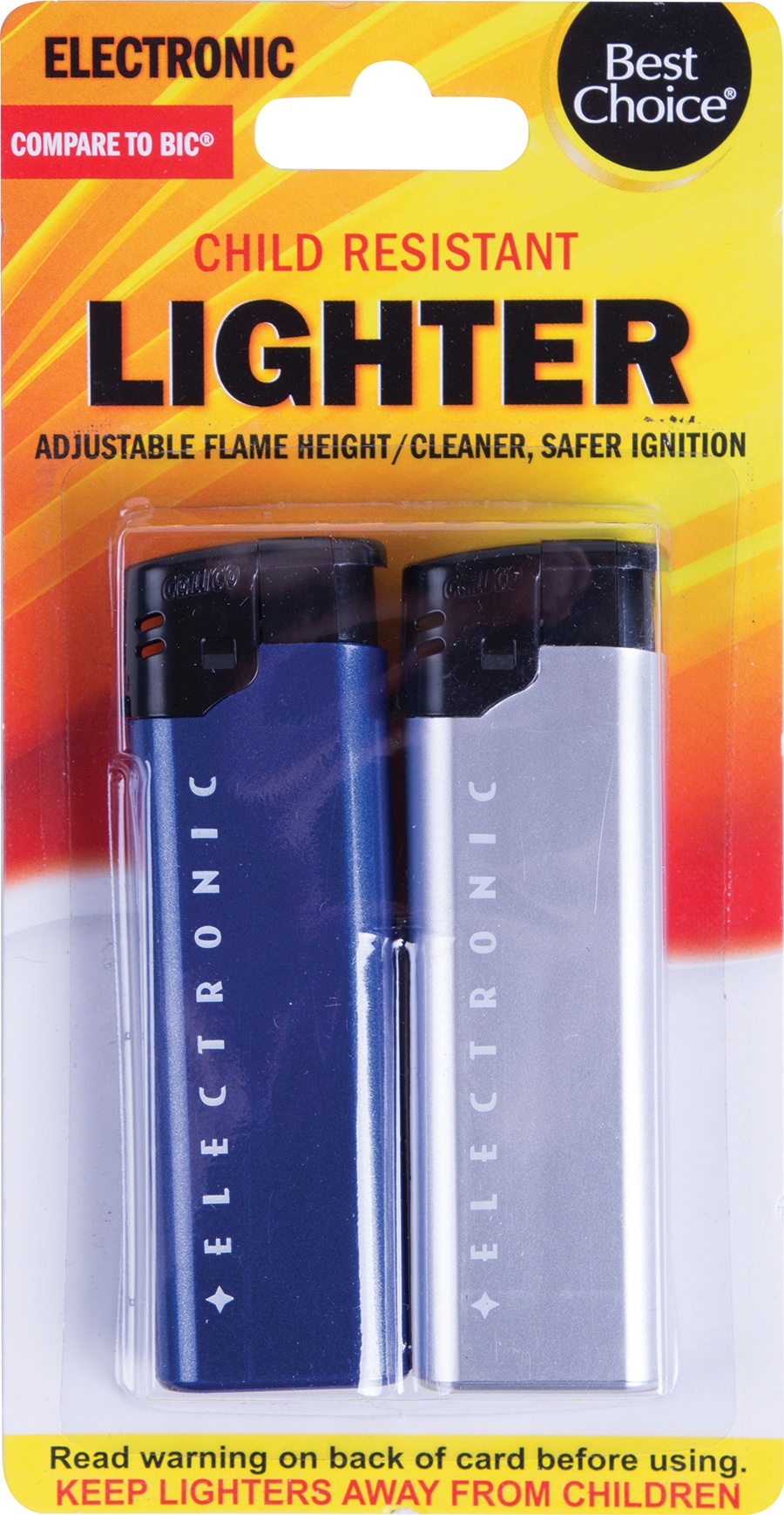 slide 1 of 1, Best Choice Electronic Lighters, 2 ct