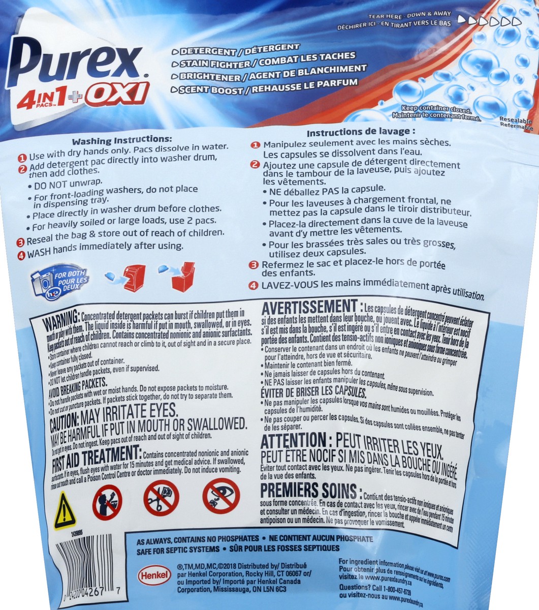 slide 3 of 6, Purex Detergent 15 ea, 15 ct