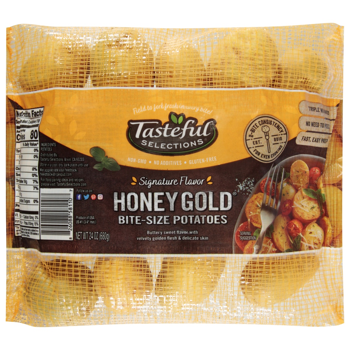 slide 1 of 1, Tasteful Sensations Honey Gold Potatoes, 24 oz