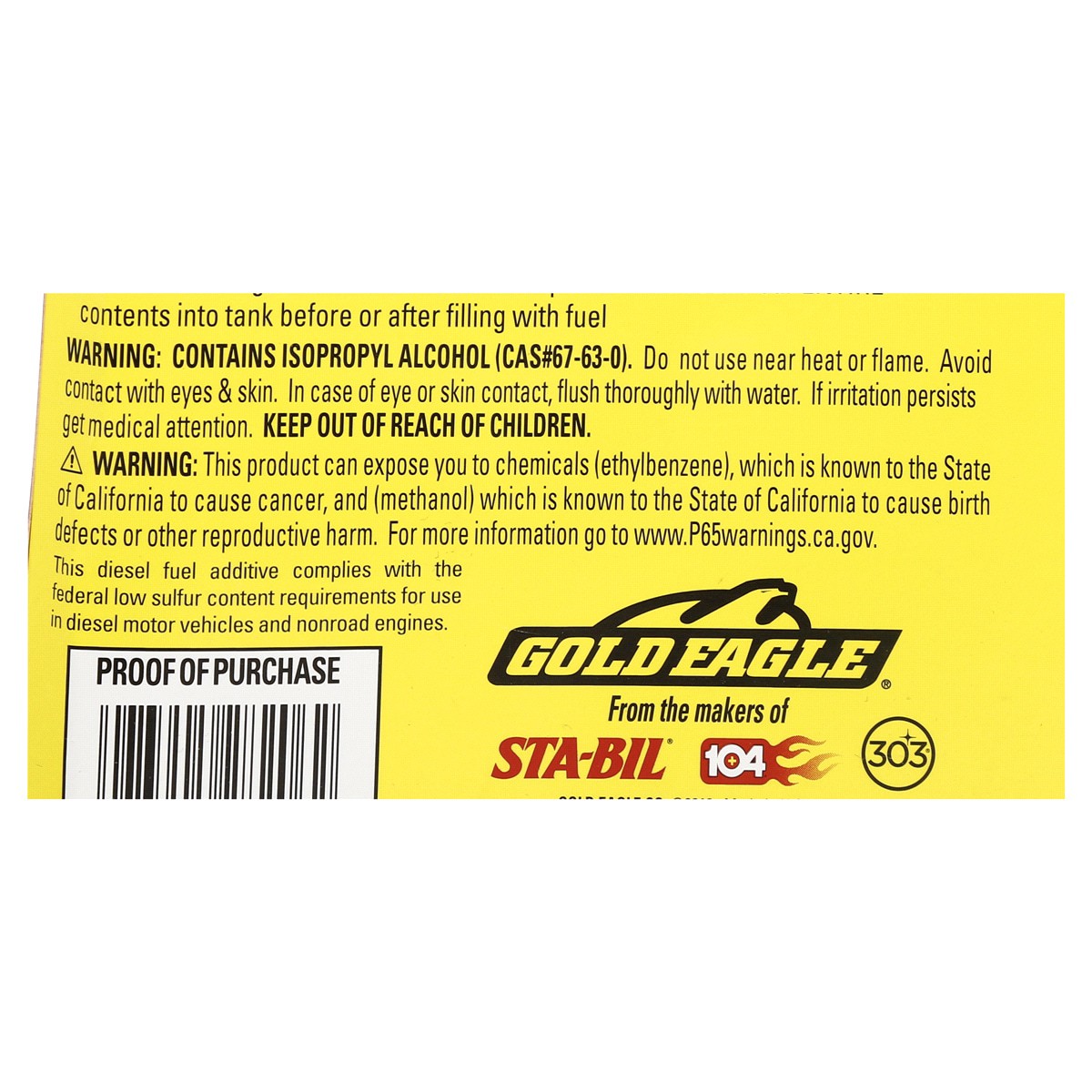 slide 2 of 2, Gold Eagle Co. ISO-Heet Gas Line Anti-Freeze, 4 ct