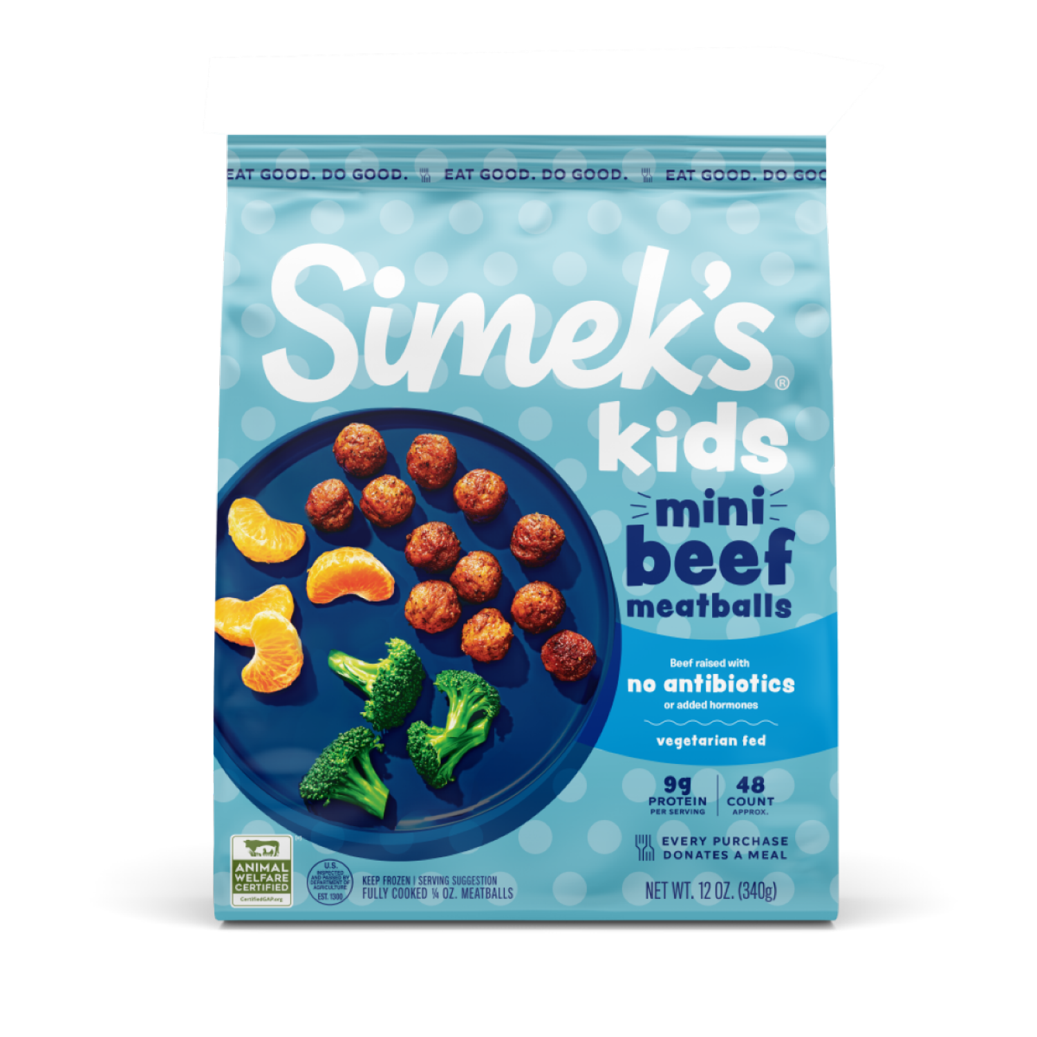 slide 1 of 4, Simek's Mini Beef Meatballs - Frozen - 12oz, 12 oz