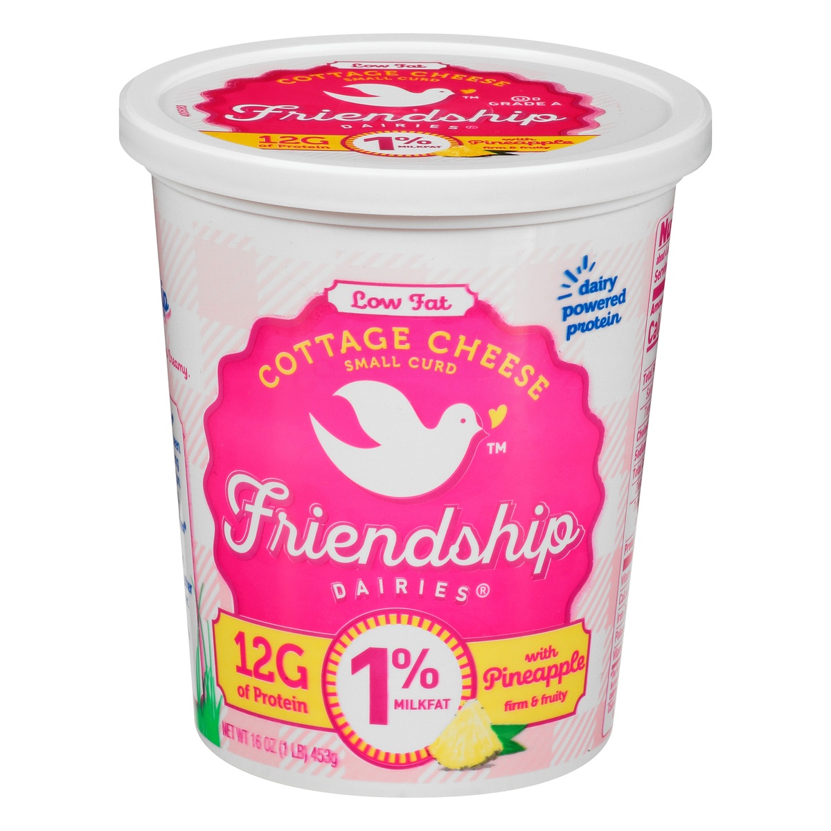 slide 1 of 10, Friendship Dairies 1% Milkfat Cottage Cheese With Pineapple, 16 oz