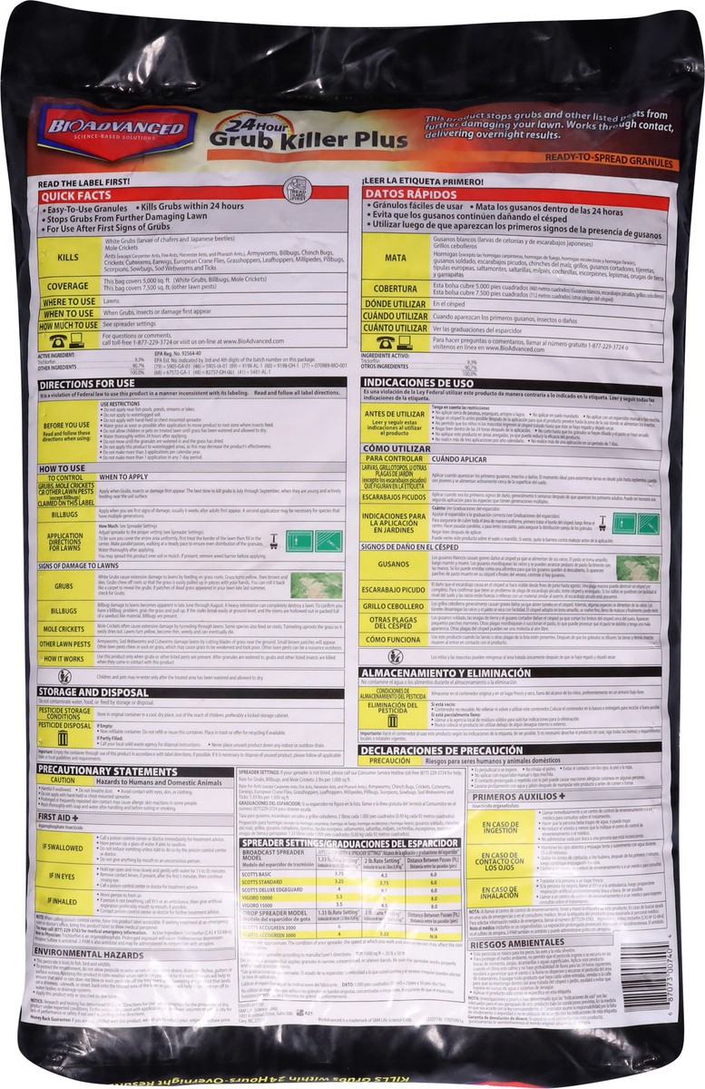 slide 11 of 12, Bioadvanced Grub Killer Plus 10 lb, 1 ct