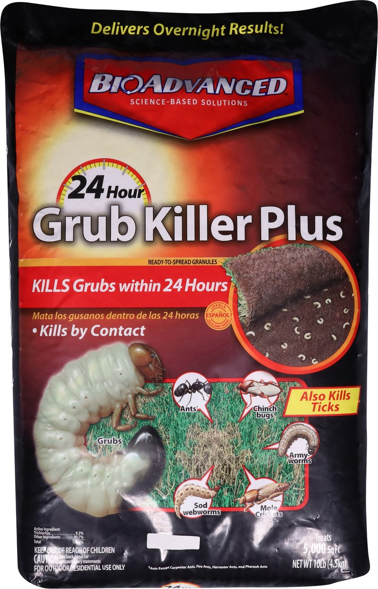 slide 9 of 12, Bioadvanced Grub Killer Plus 10 lb, 1 ct