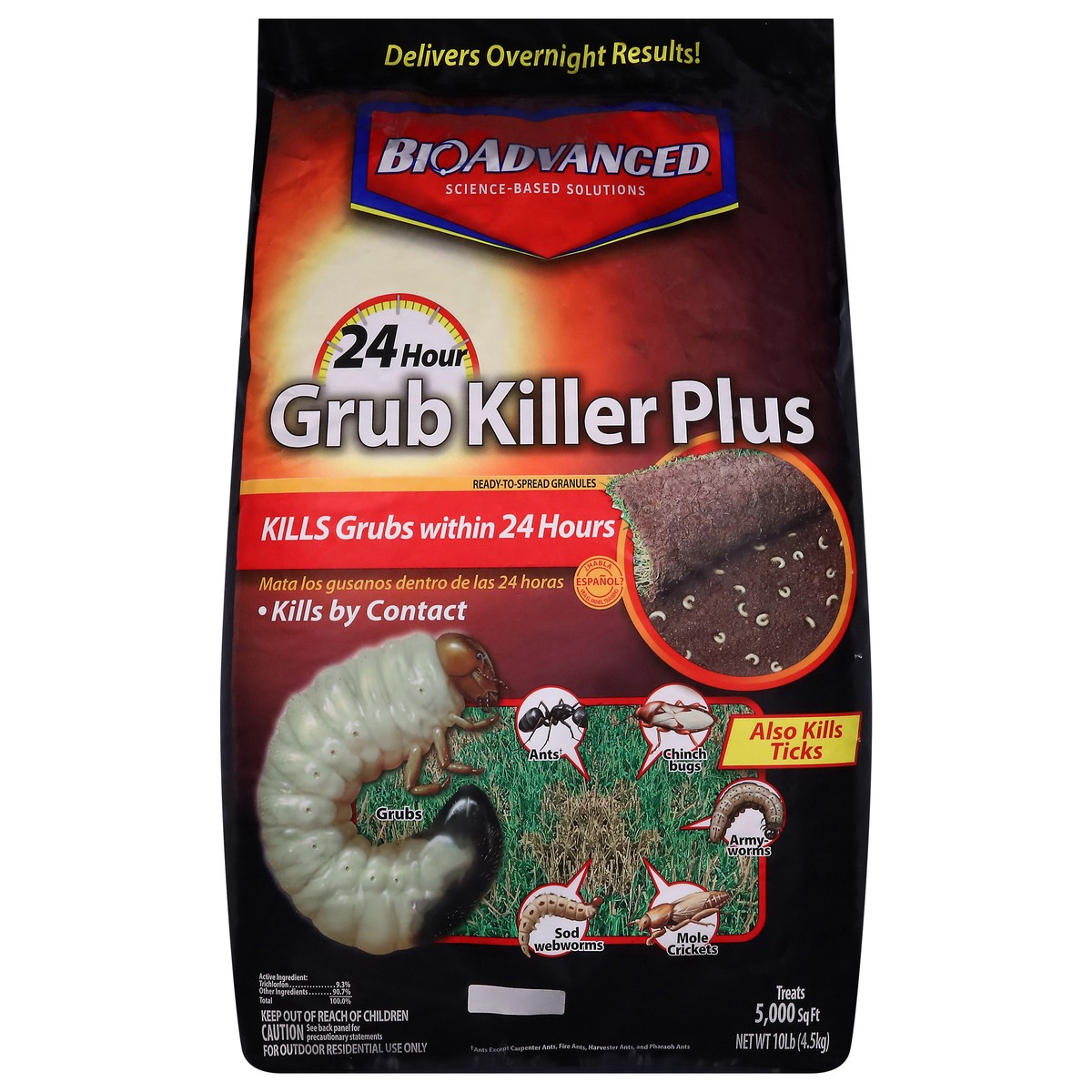 slide 1 of 12, Bioadvanced Grub Killer Plus 10 lb, 1 ct