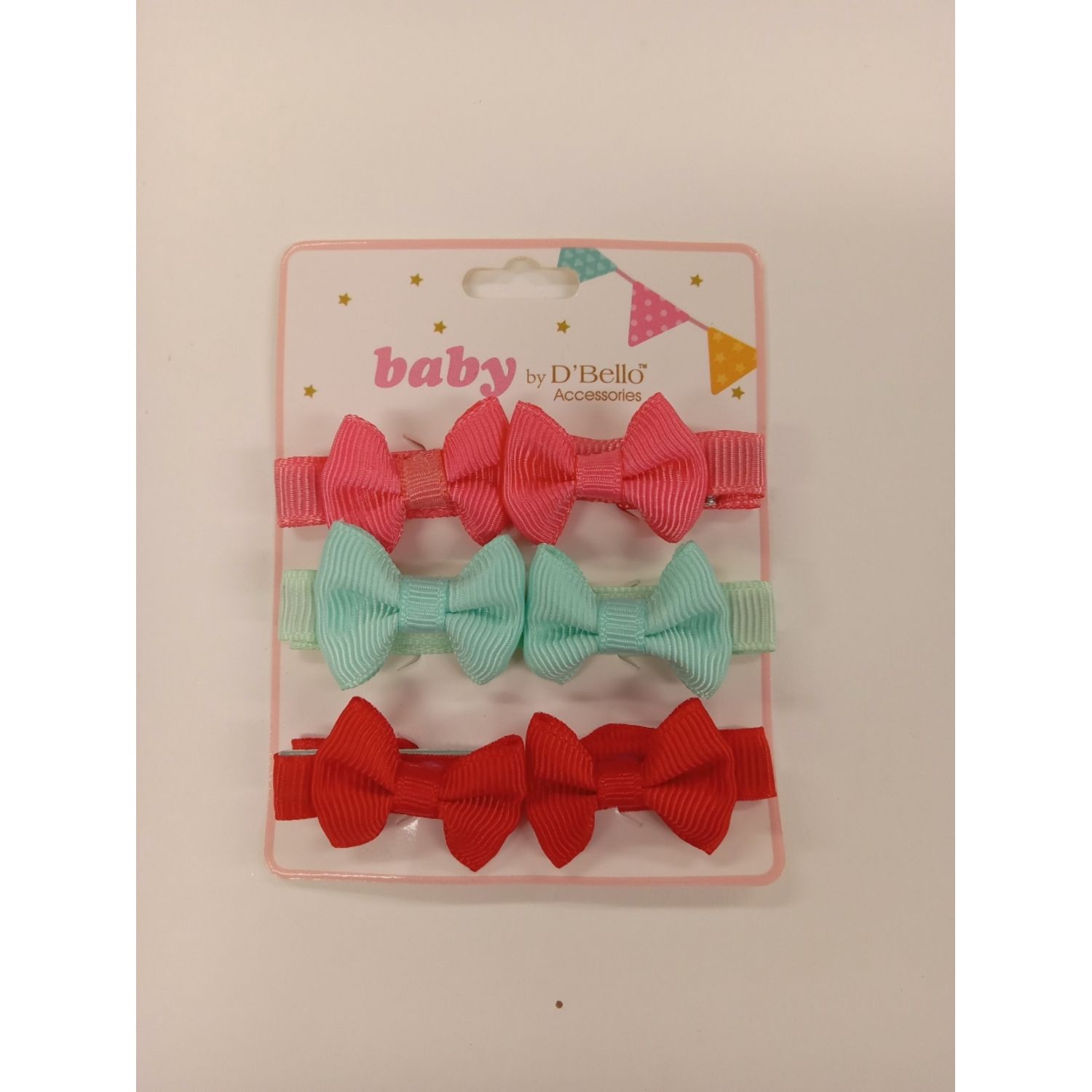 slide 2 of 3, D'Bello Baby Assorted Hair Accessories, 1 ct