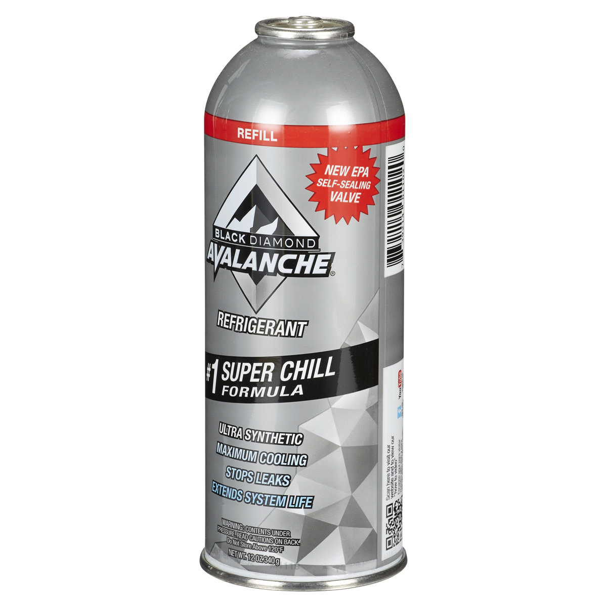 slide 5 of 29, Avalanche Refill Refrigerant 12 oz, 12 oz