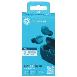 JLab True Wireless Go Air Pop Teal Earbuds 1 ea