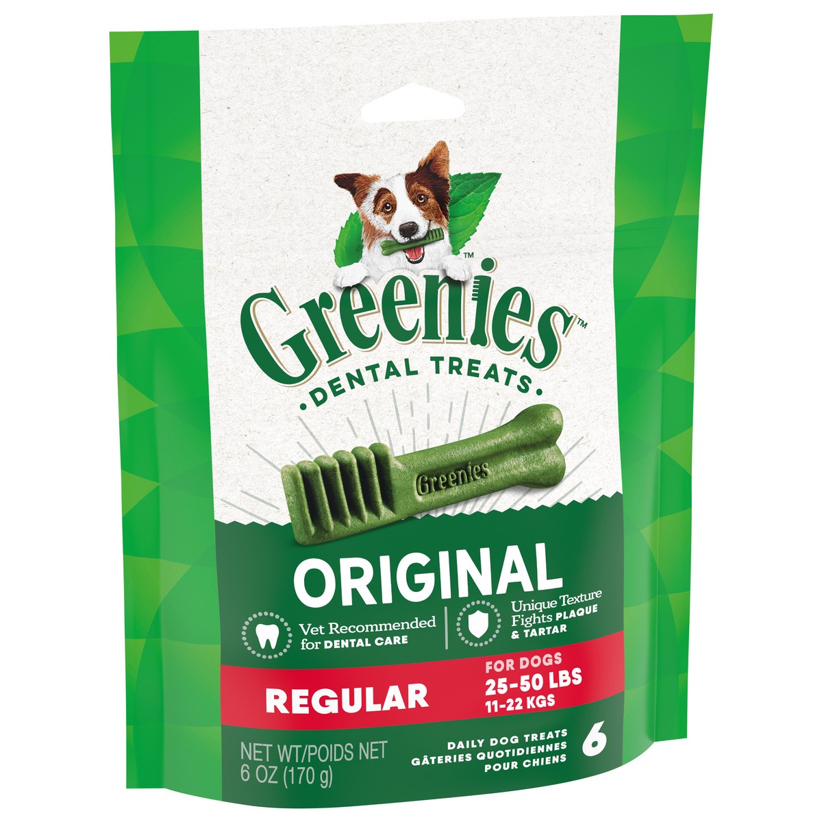 slide 8 of 9, Greenies Regular Original Dental Treats 6 ea, 6 ct
