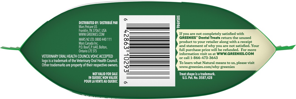slide 7 of 9, Greenies Regular Original Dental Treats 6 ea, 6 ct