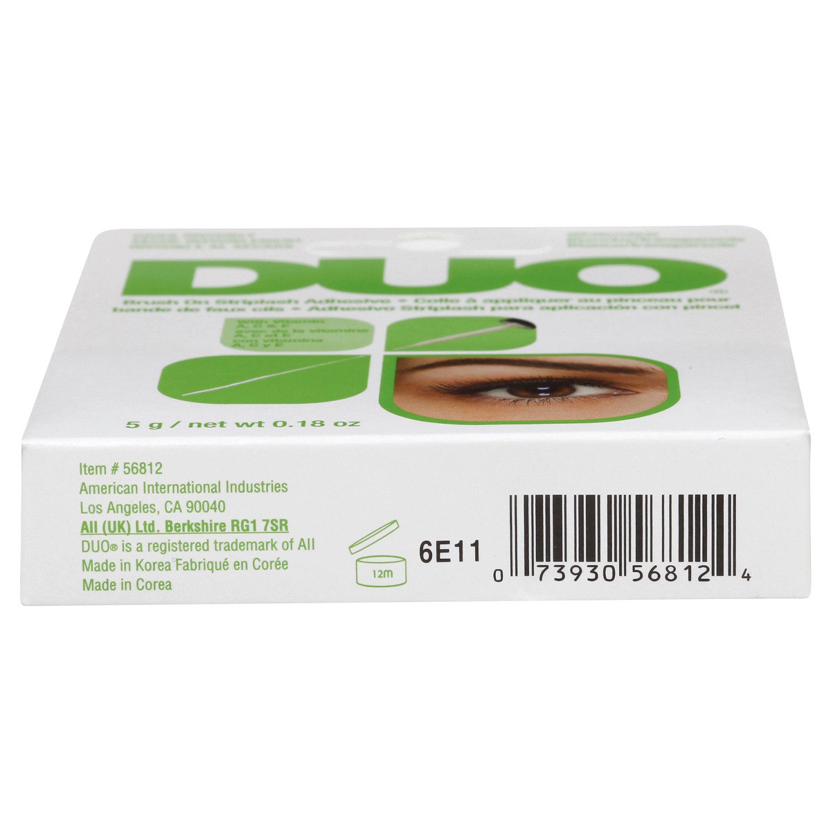 slide 3 of 4, DUO White/Clear Brush On Striplash Adhesive 0.18 oz, 0.18 oz