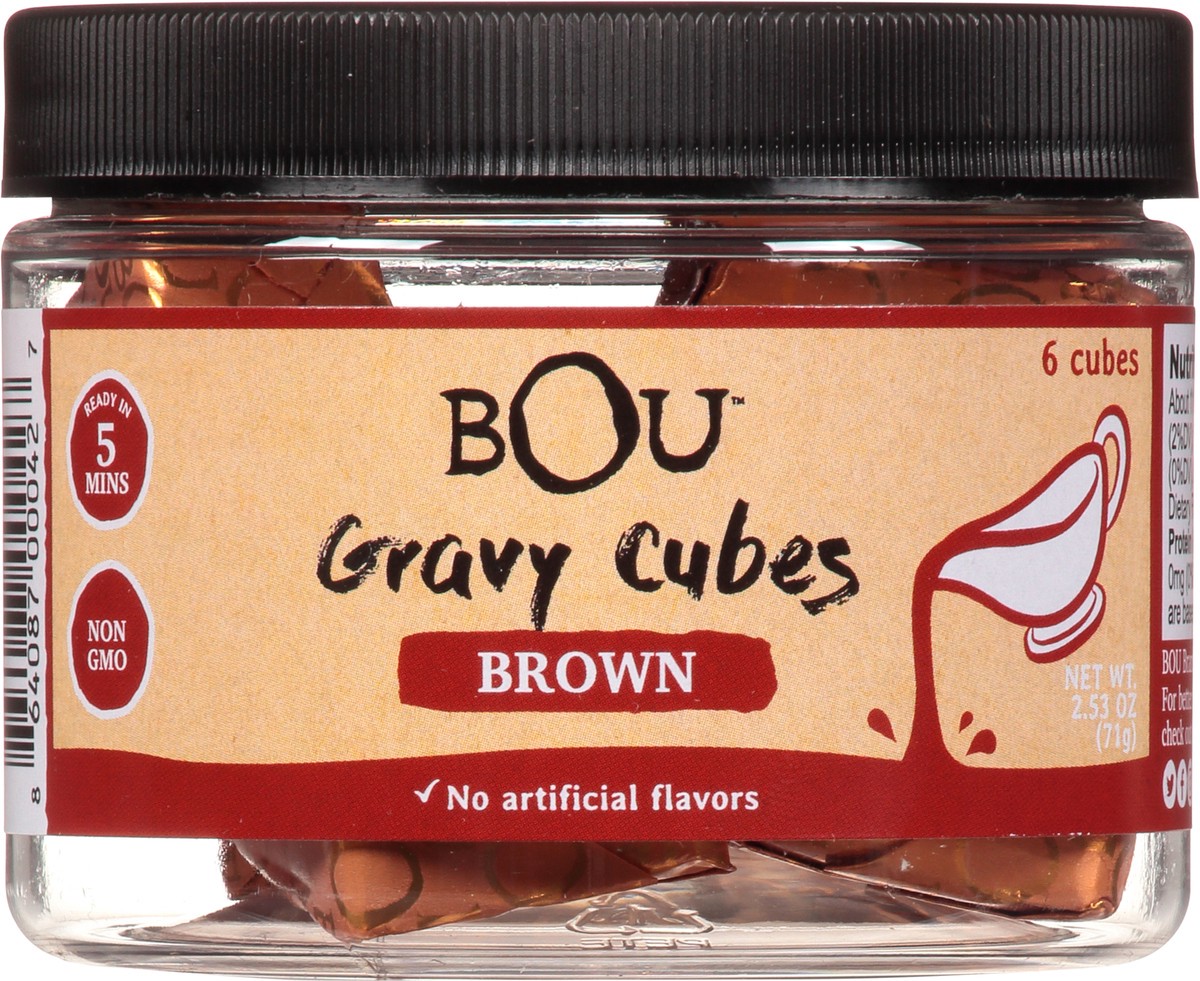 slide 6 of 9, BOU Brown Gravy Cubes 6 ea, 6 ct