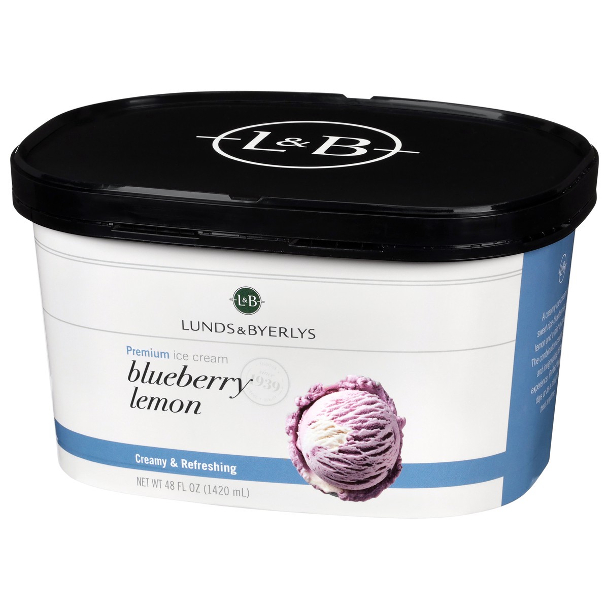 slide 3 of 4, Lunds & Byerlys Premium Blueberry Lemon Ice Cream 48 fl oz, 48 fl oz