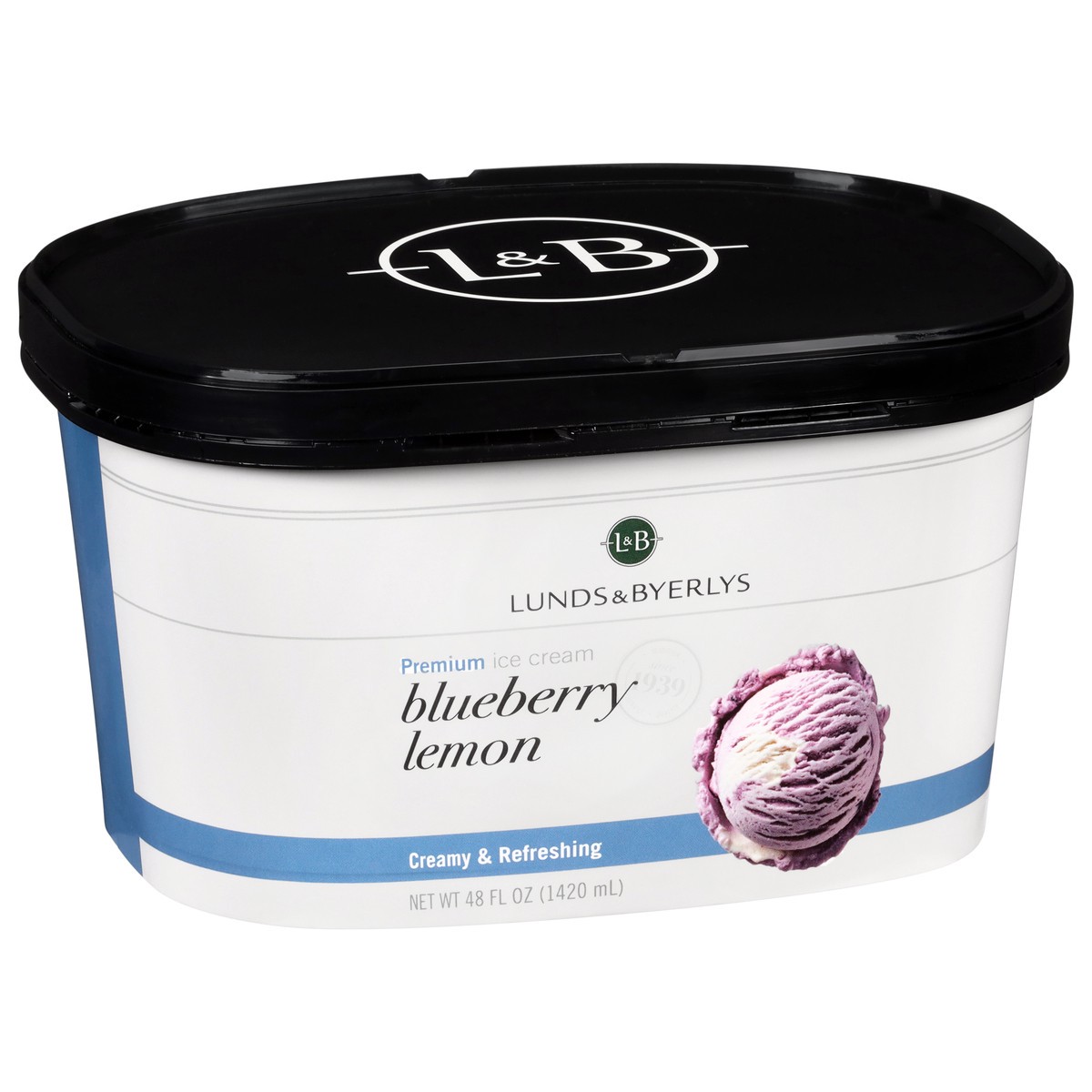 slide 2 of 4, Lunds & Byerlys Premium Blueberry Lemon Ice Cream 48 fl oz, 48 fl oz