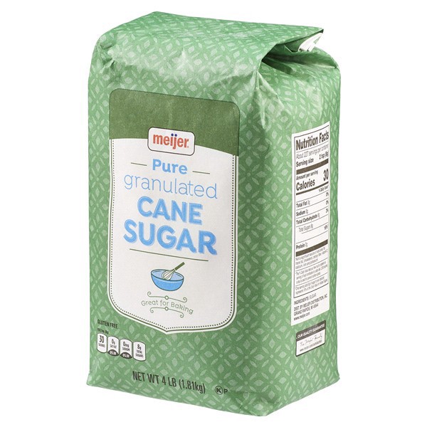 slide 9 of 29, Meijer Pure Granulated Cane Sugar, 4 lb