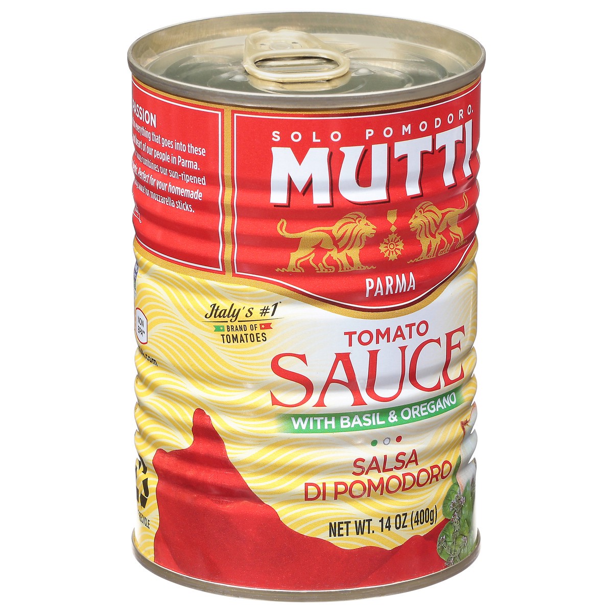 slide 8 of 14, Mutti Tomato Sauce With Basil & Oregano 14 oz, 14 oz